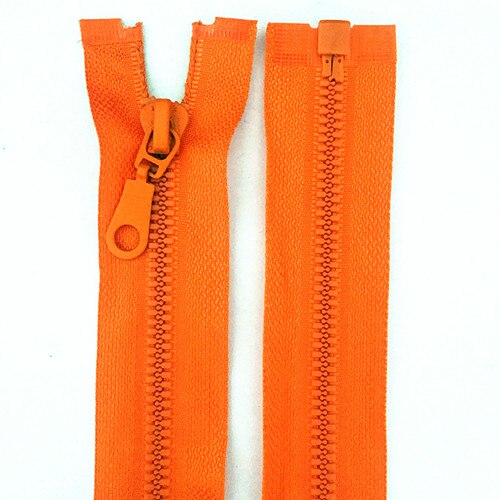 1PCS RESIN ZIP ZIPS ZIPEER ZIPPERS 27.5" 70CM 16 COLOR for Clothing: Orange