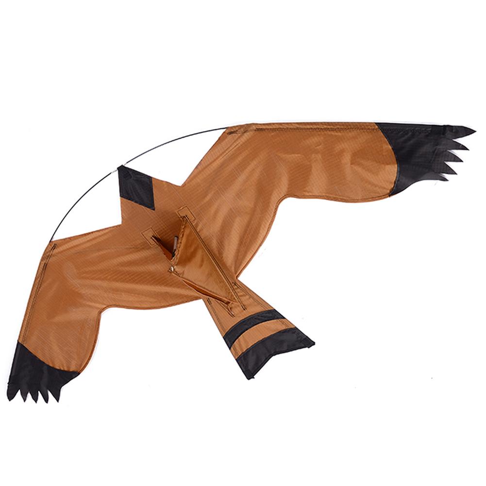 Emulación con halcón volando espantapájaros, cometa de pájaro para jardín, espantapájaros de granja, cometas de espantapájaros 140x70cm