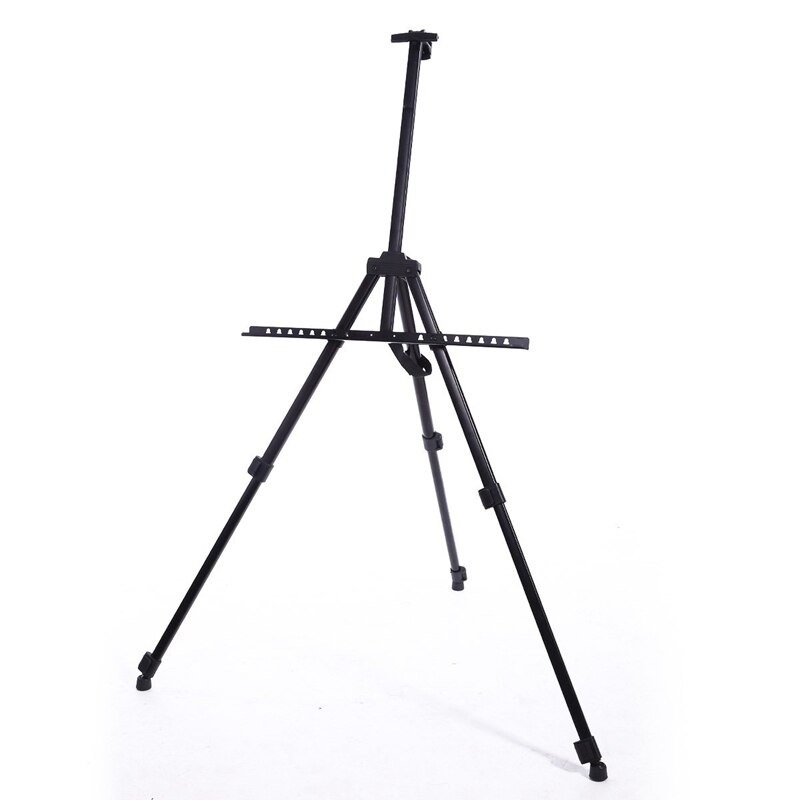 Caballete plegable portátil de metal para pintar con bolsa de gimnasio