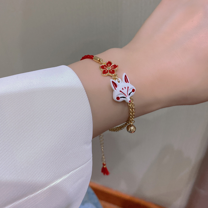 Francês romântico azul cristal concha borlas pulseira para mulheres luxo y2k bling pulseira especiarias meninas requintado jóias presente: Ouro escuro
