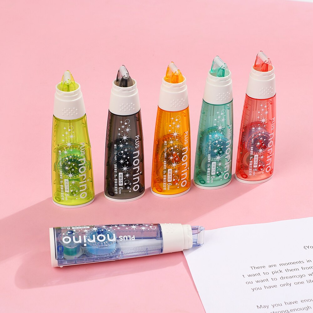 1pc più Norino scorrere nastro biadesivo rivista attrezzo punto tipo modifica adesiva punto colla scuola forniture per ufficio