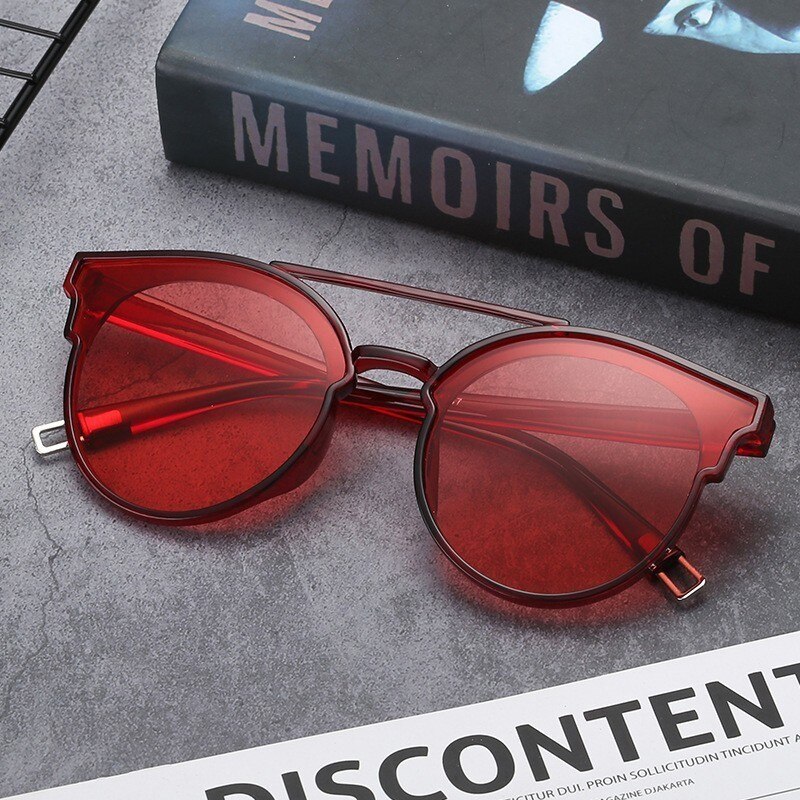 Gafas de sol de ojo de gato negras sexis para mujer, gafas de sol de famosa de lujo, nuevas gafas de sol de para mujer, gafas de sol pequeñas de doble haz UV400