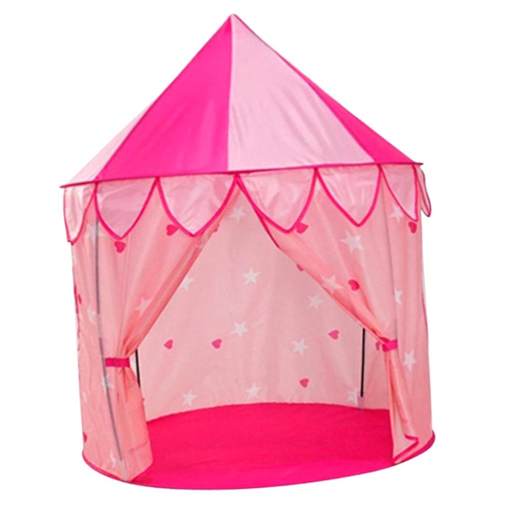 Kids Play Tent Meisjes Prinses Kasteel Voor Indoor Outdoor Gebruik, 41&#39;&#39;d X 53&#39;&#39;h Roze