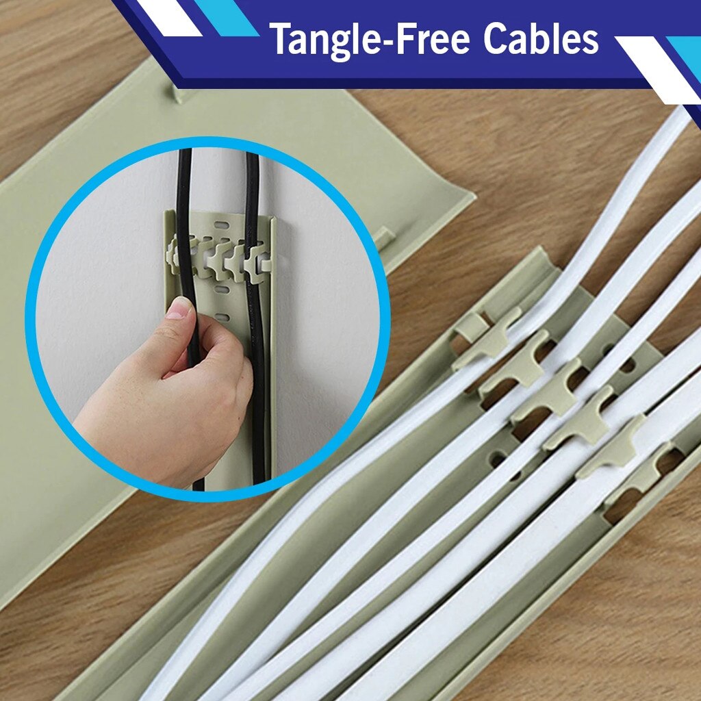 Wall-Mounted Cable Organizer Holder Wire Storage Tool Wire storage box cable organizer data cable storage organizer#30