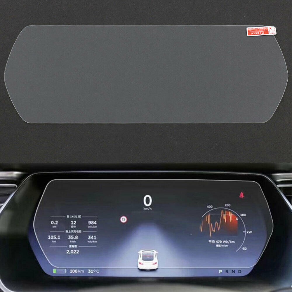 Protecteur d'écran automatique Film de protection pour tableau de bord de protection UV pour film de verre de protection d'écran de navigation Tesla Model X S