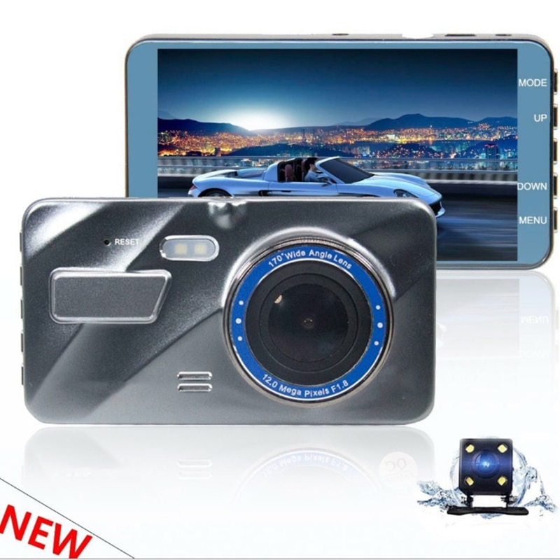 Auto Dvr Dash Achteruitkijk Camera Dual Camera 1080P Full Hd 3.6 Inch Loop Record Nachtzicht G Sensor groothoek Dashcam