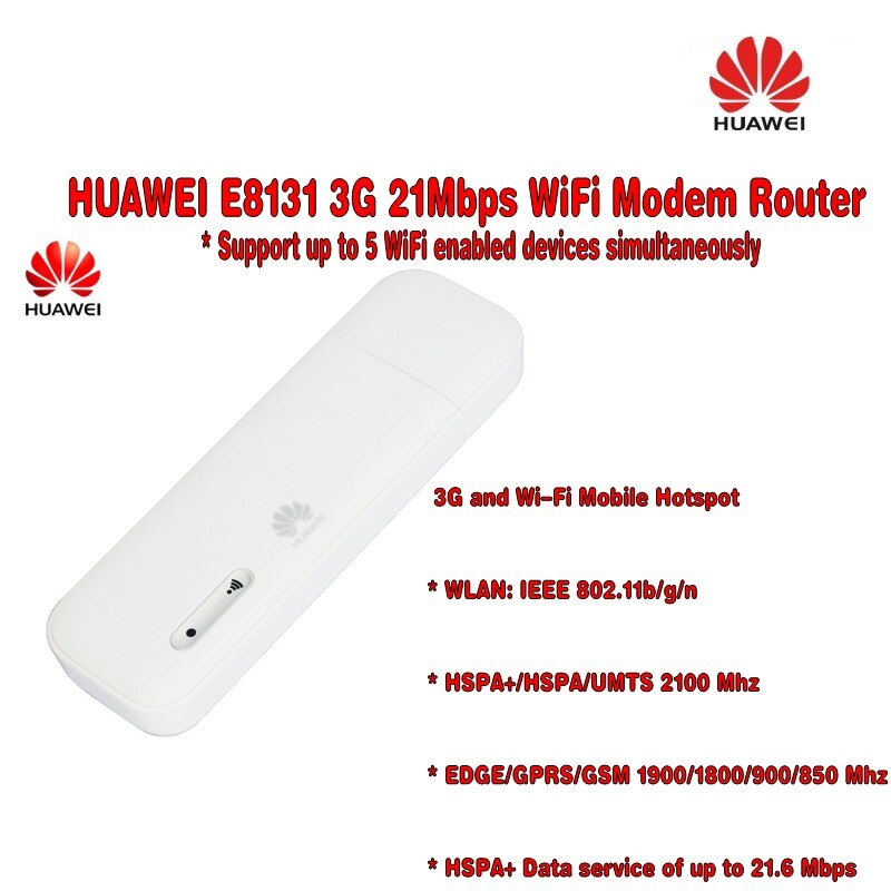 HUAWEI E8131 3G WiFi Modem Router En 3G USB WiFi Dongle
