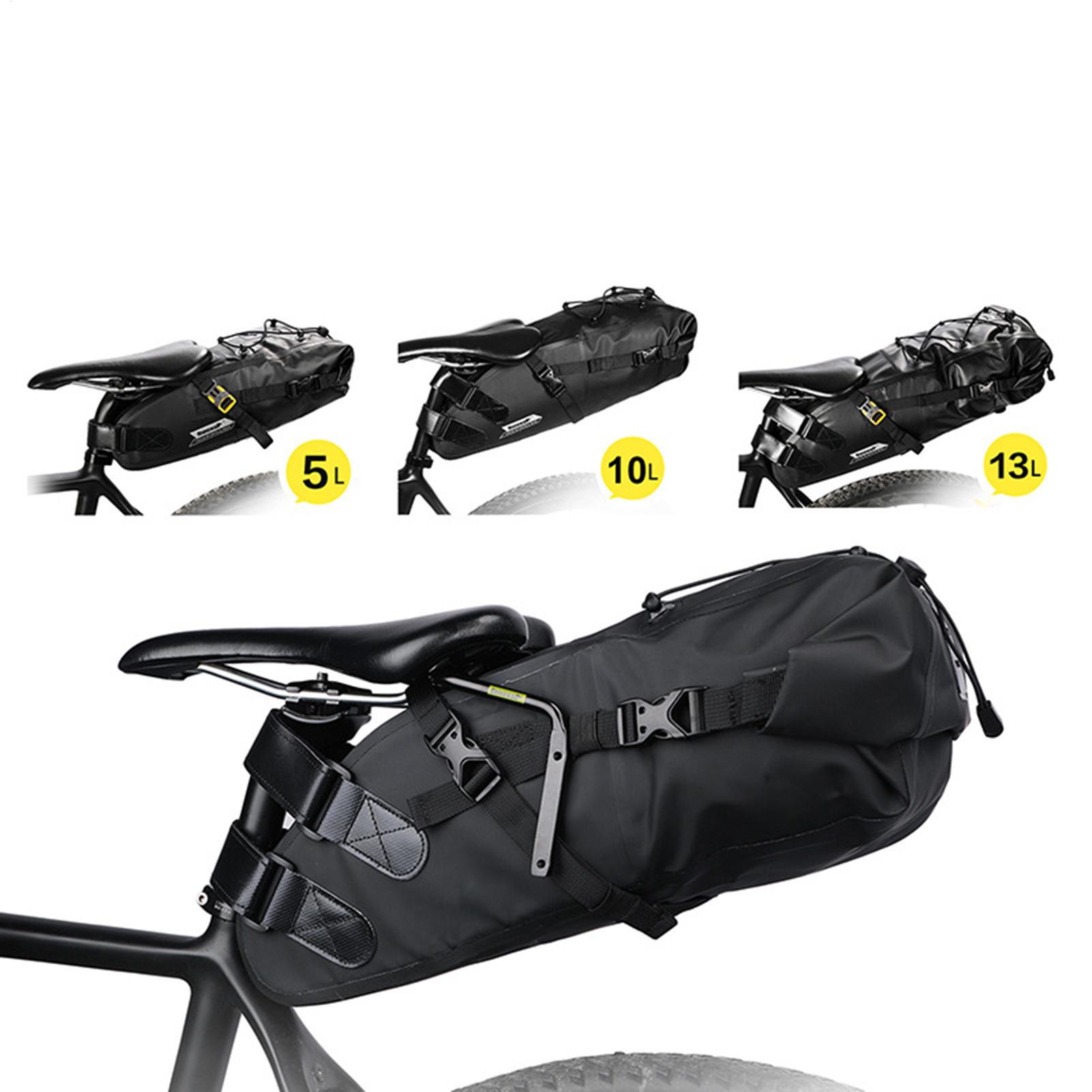 Bike Saddle Bag Stabilizers Support Bracket Bike Water Bottle Holder For Bicycle Saddle Bag Anti-shake Rear Rack Bag