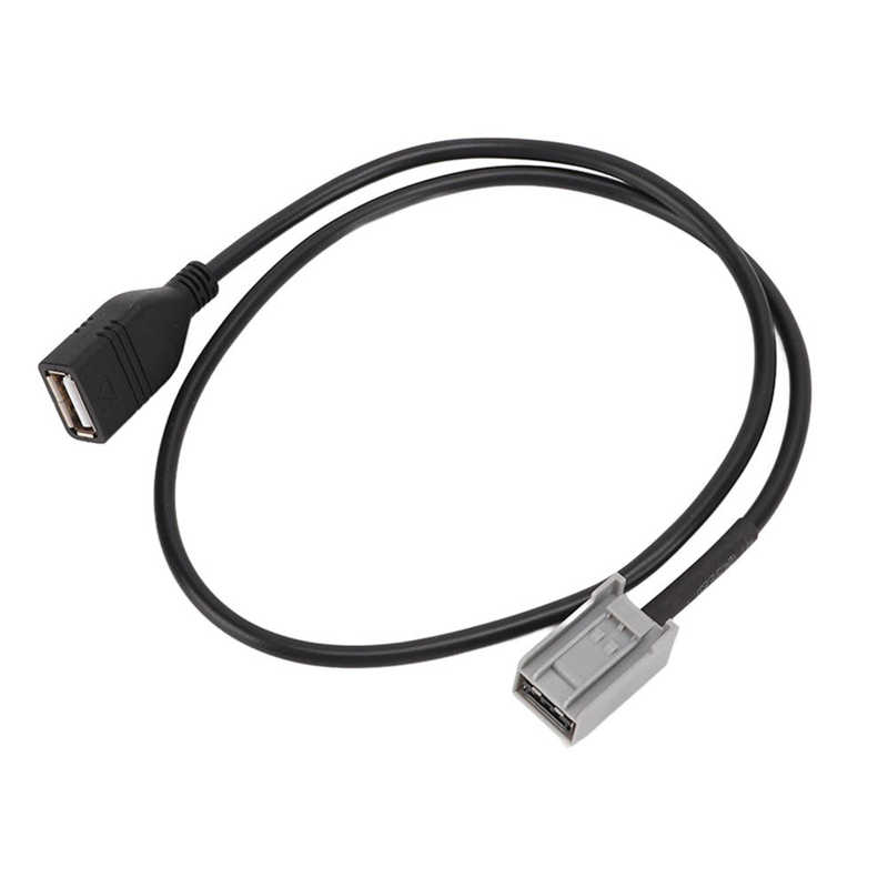 USB Adapter Cord Car Audio USB Adapter Cable MP3 WMA WAV Format for Enjoying Music for Automobile