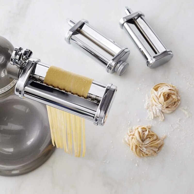 Noodle maker dele til køkkenudstyr fettucine cutter rulle fastgørelse til stativblandere køkkenhjælp pasta madprocessorer