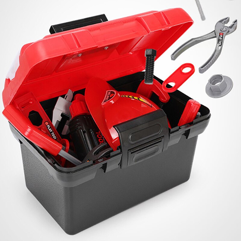 Kinderen Toolbox Ingenieur Simulatie Reparatie Tool Elektrische Boor Schroevendraaier Reparatie Tool Pretend Speelgoed Set Kinderen Set