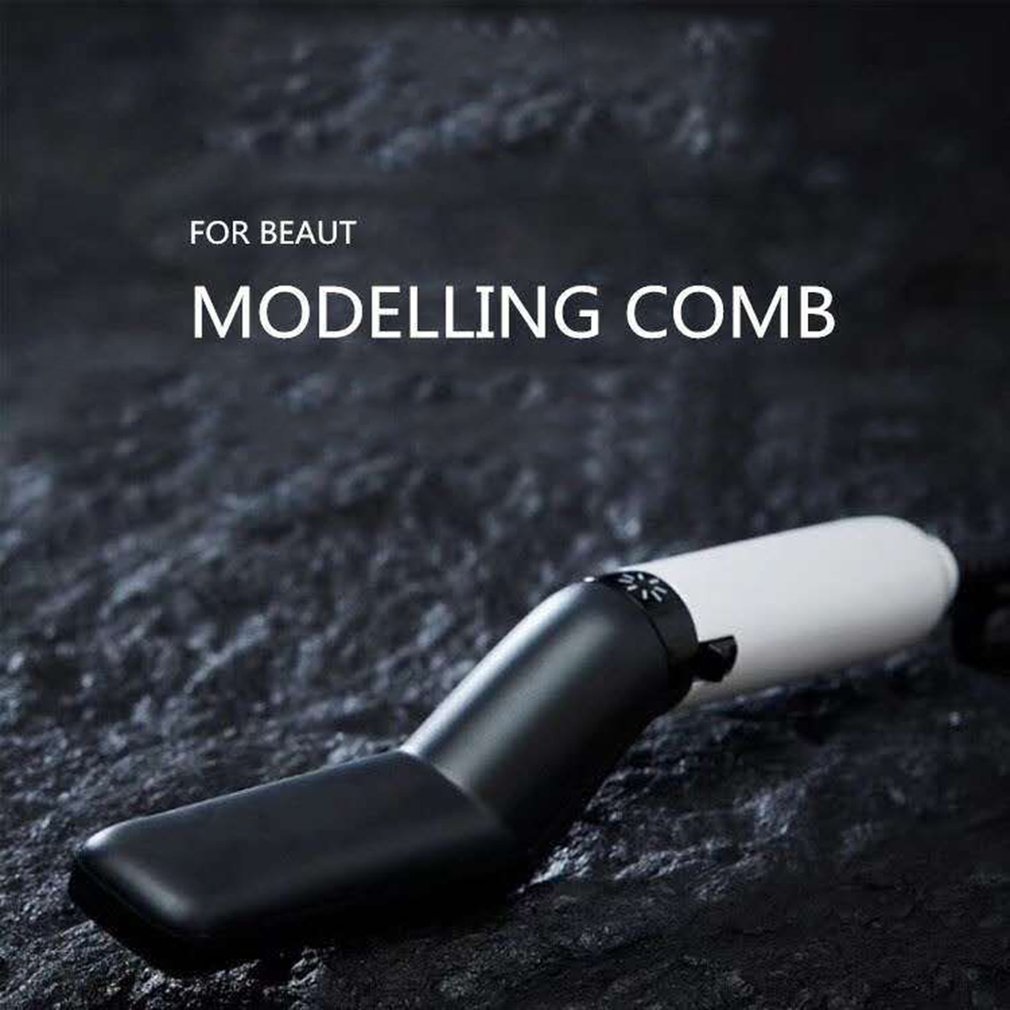 M'Styler Men'S Multi-Function Curly Hair Comb Anti-Scalding Styling Comb Fluffy Volume Straight Dual Personal Care