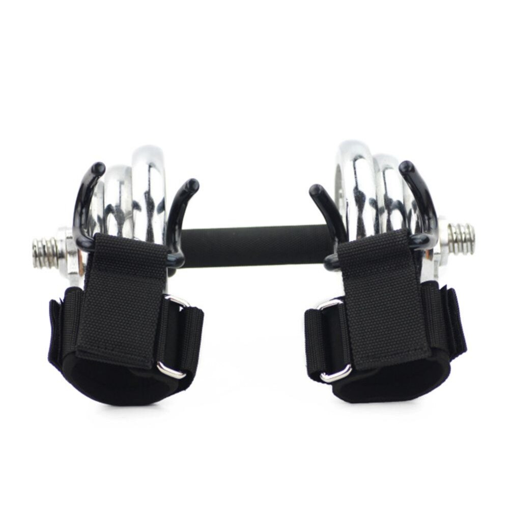 1 par acolchoado luvas de levantamento de peso gancho fitness haltere haltere musculation wrap cintas ginásio suporte bandas