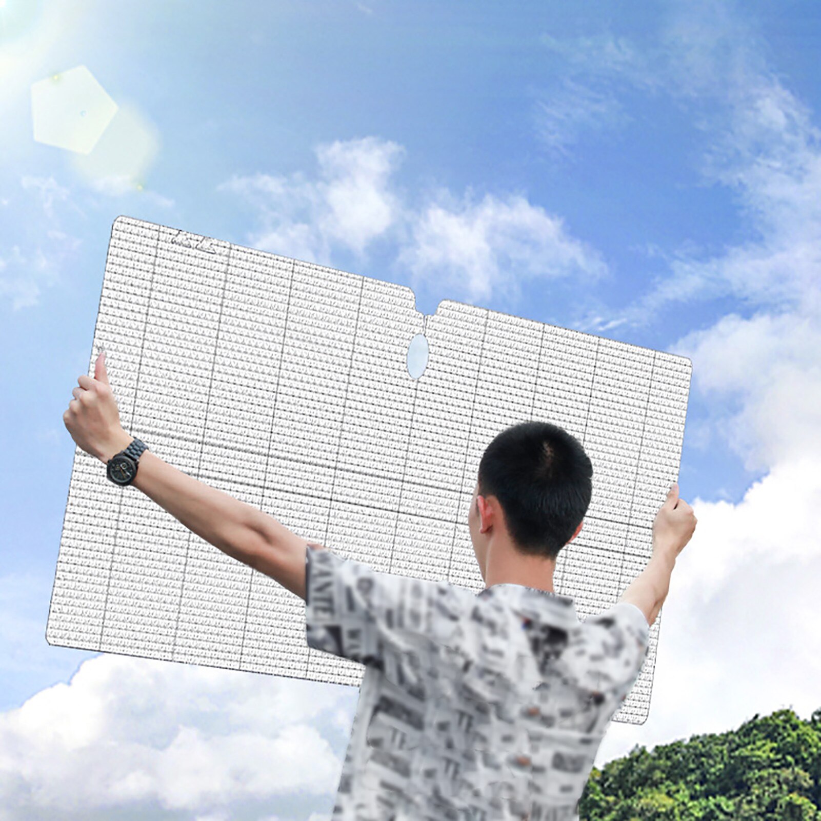 Portable Folding Car Sunshade Windshield Sunshield Summer Sun Visor Thickened Aluminum Foil Sun UV Prodoction Windscreen Cover