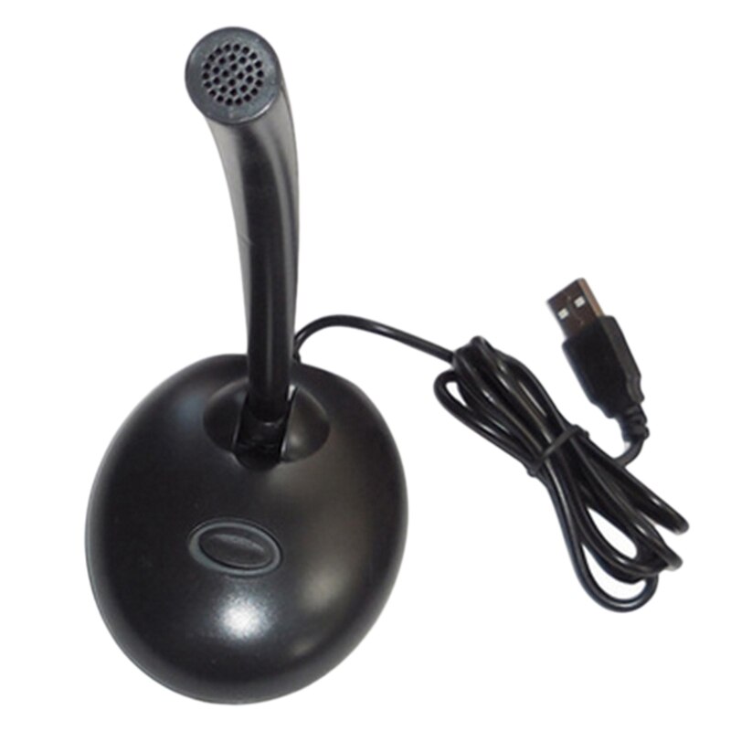 USB Microphone Adjustable Desktop Microphone Plug And Play For Meetings Games Chats Podcasts