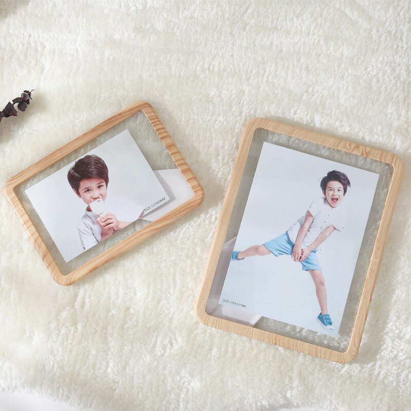 Marcos de fotos clásicos para cuadros, decoración moderna tradicional china, rectangular, BD50FF
