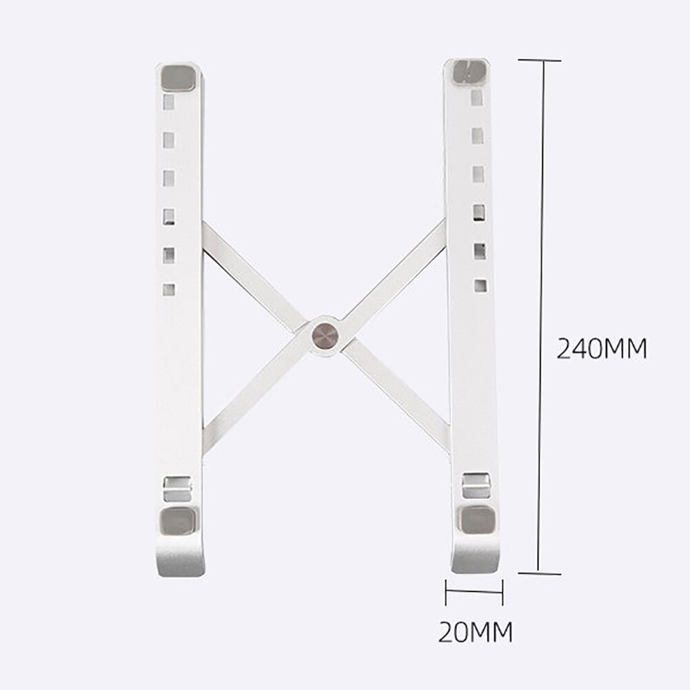 Universal Notebook Stand Portable Folding Stand Bracket Holder Aluminum Alloy Mount for PC Computer Notebook Laptop Booster