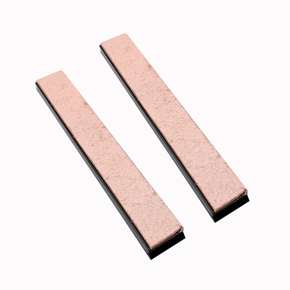 Leather Honing Strop Compound Grinding Knife Paste sharpener sharpening stone fine grind grinding oil stone fixed tools: 2pcs leather