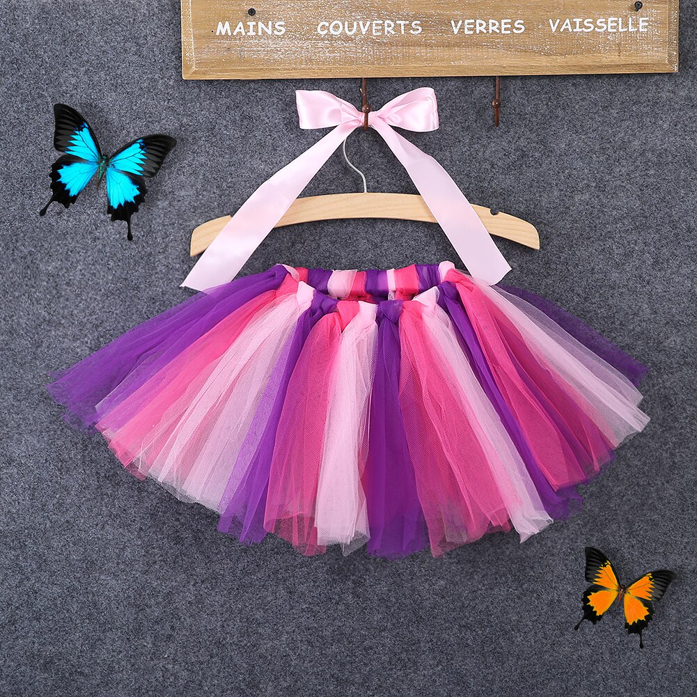 2T kids girl coloful glitter dance tutu skirt sequin with 3 layers tulle tutu toddler girl chiffon pettiskrit ball gown skirt: 1 / 2T