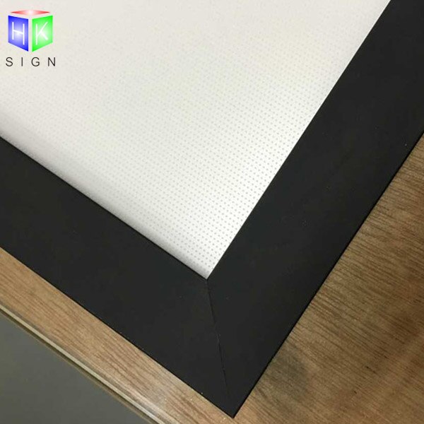 A3 Black led advertising light box Sign for Wall Mounted poster frames