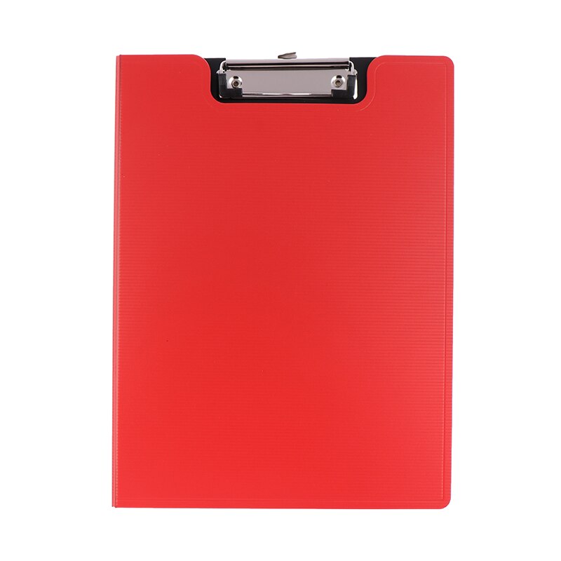 A4 Papier Met Opknoping Gat Metalen Clip Schrijfblok Briefpapier Klembord Bestandsmap Document Papier Houder Conferentie Accessoires: Rood