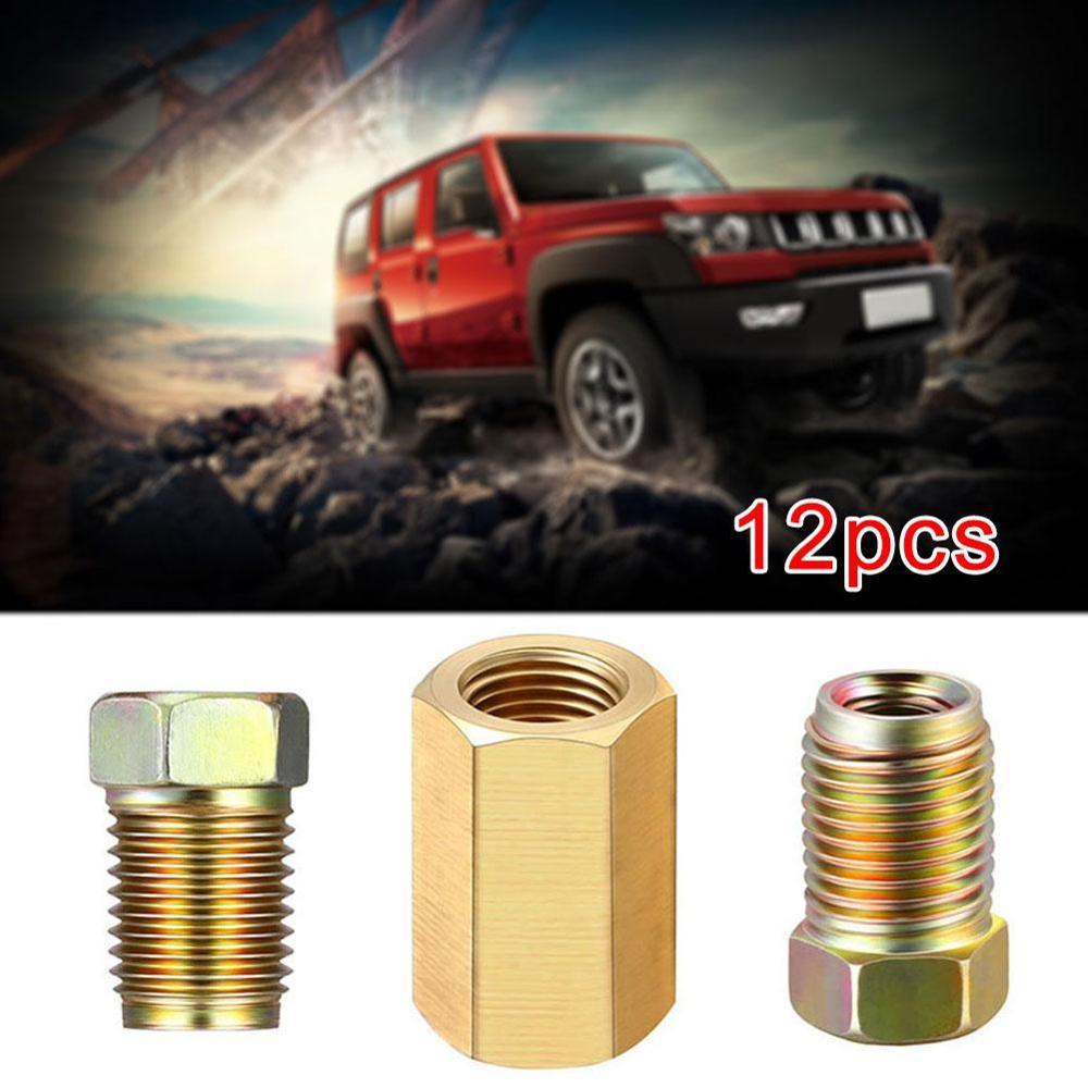 Brake Fittings Brass Inverted Flare Union &amp; COMPRESSION pcs 12 FITTING W4Z7