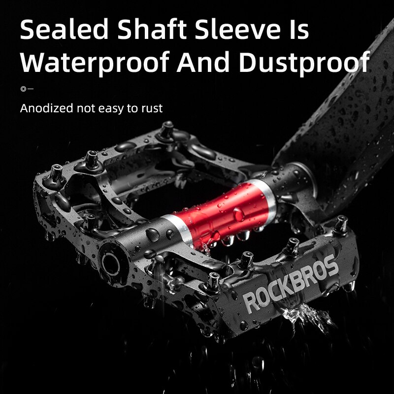 ROCKBROS Fahrrad Pedale Straße Mountainbike Pedal Kohlenstoff Fiber Aluminium Legierung Nicht-Unterhose Plattform Fahrrad Zubehör Flache MTB Pedale