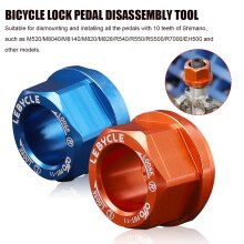 10T Fahrrad Pedal Achse Welle Demontage Verloren Werkzeug sperren Bolzen Für Shimano M520/M8040/M8140/M820/M828 Fahrrad Zubehör