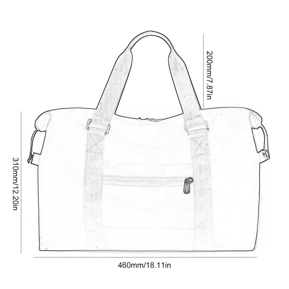 Travel Bag Short Tour Weekend Sports Gym Duffel Bag Waterproof Large Capacity Suitcase Luggage Shoulder Bag With Shoes Warehouse