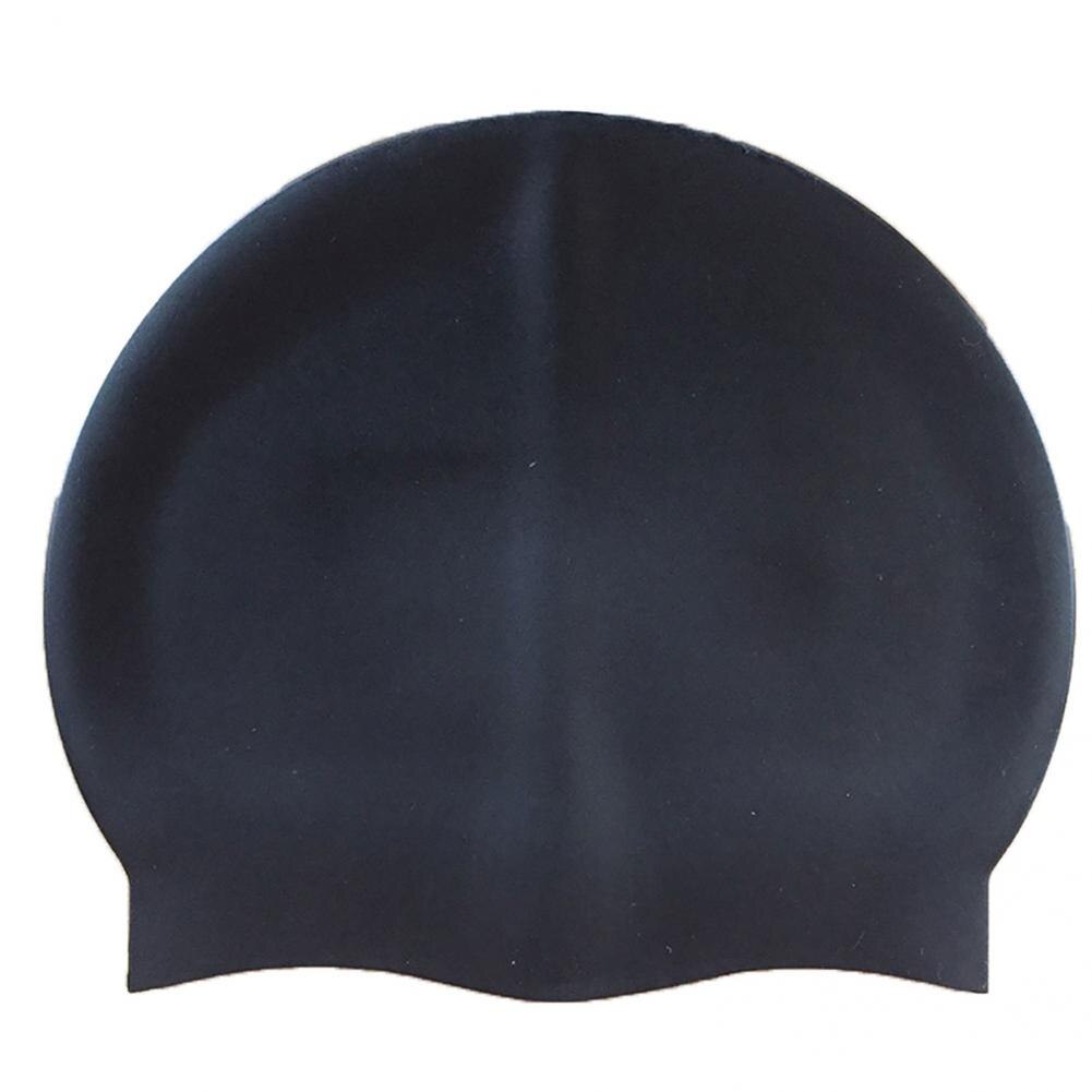 Swim Cap Elastic Put on Easily Silicone for Training Swimcap Long Hair for Training