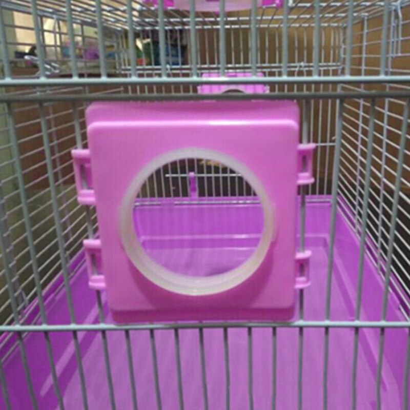 Kleine Hamster Kooi Fittings Externe Pijp Mond Baffle Hamsters Speelgoed Kooien Tunnel Poort Buiten Plaat