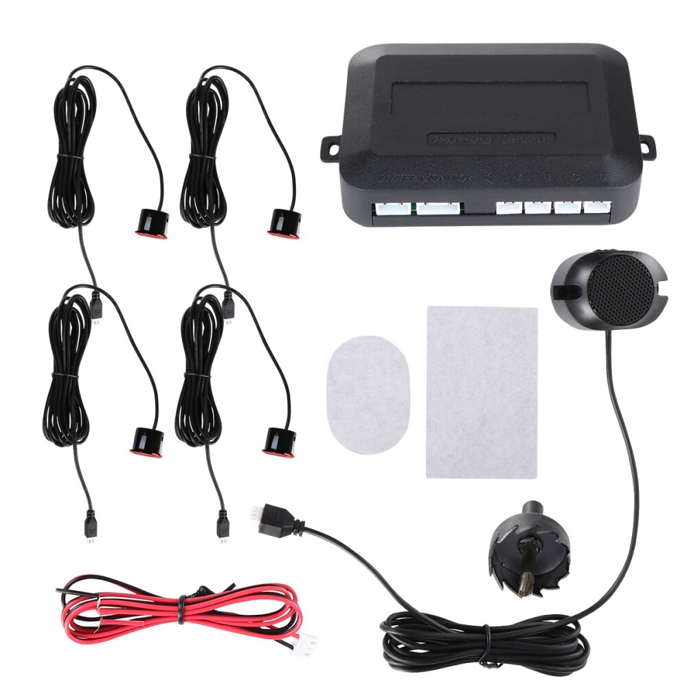 1 Set Utility Practical Durable Reusable Car Parking Sensors Vehicle Car Auto: Red