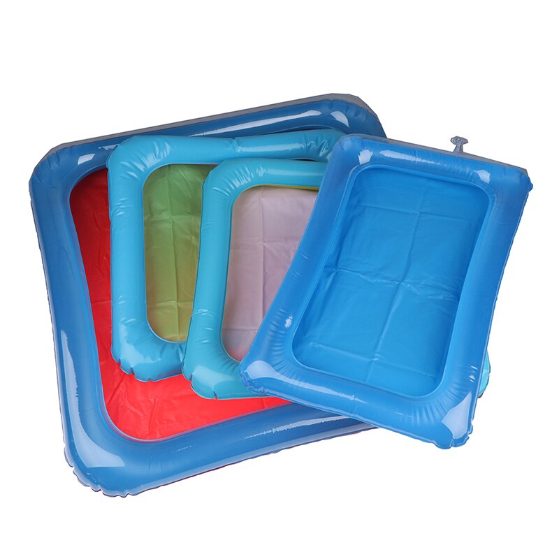 Dynamische Zand Lade Indoor Magie Spelen Zand Kinderen Speelgoed Ruimte Opblaasbare Accessoires Plastic Mobiele Tafel