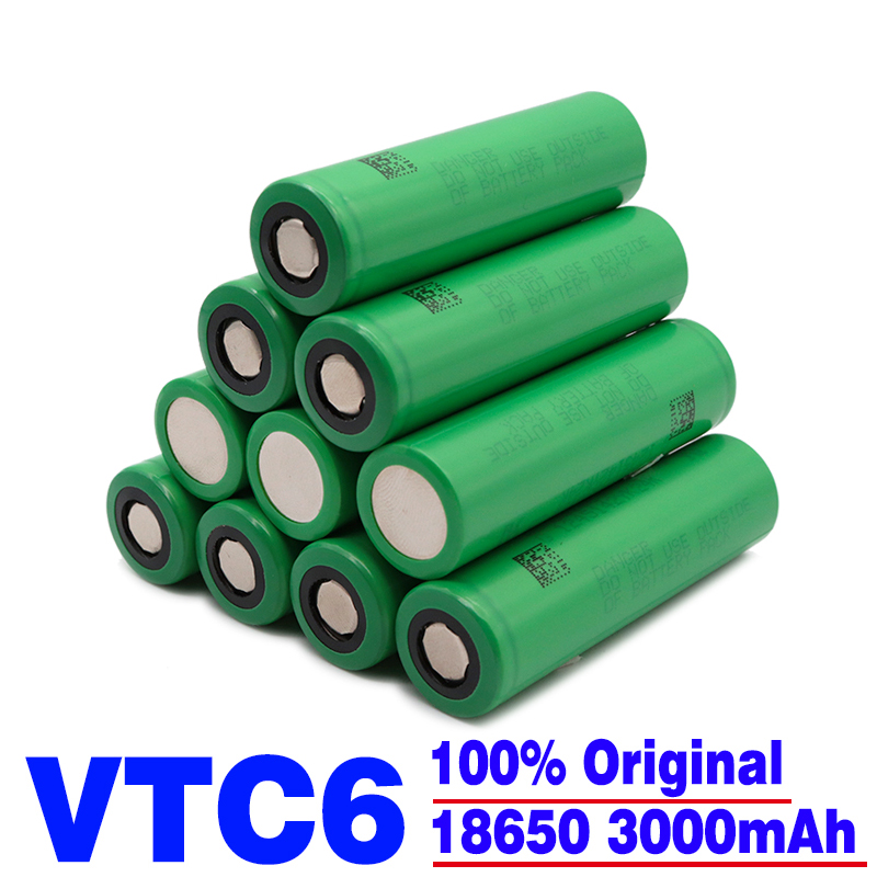 100% Original US18650 VTC6 3,7 V 3000mAh lithium-akku 20A entladung für Elektronische geräte wie elektrische spielzeug