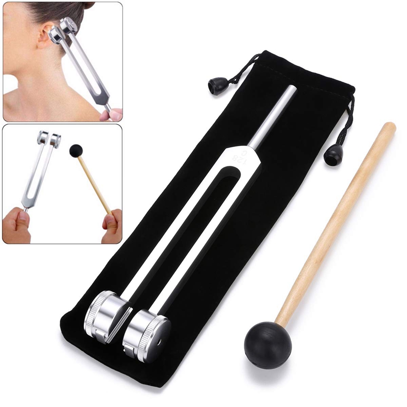 128Hz 128C Aluminium Stemvork Met Hamers Voor Zenuwstelsel Testen Sound Healing Therapie Gezondheidszorg
