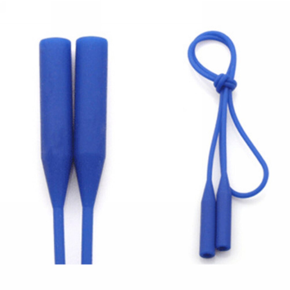 53cm couleur bonbon élastique Silicone lunettes sangle lunettes de soleil chaîne sport anti-dérapant cordon support cou lunettes chaîne lanière