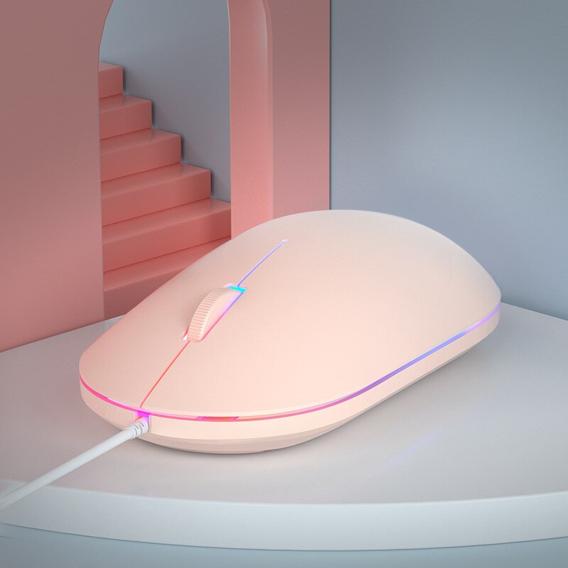 P2 Wired Cute Mini Mouse Ergonomic Mause USB 1600 DPI Optical Computer For PC Laptop