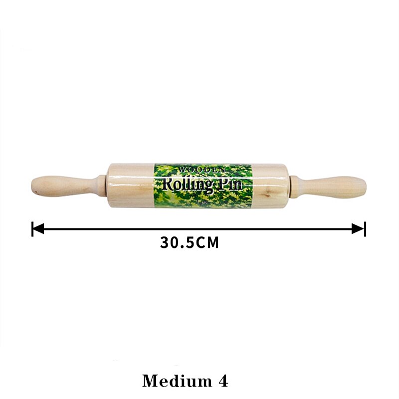 Rodillo de cerámica para rodillo de barro suave, herramientas de bricolaje, XJ35: Wood 30.5CM
