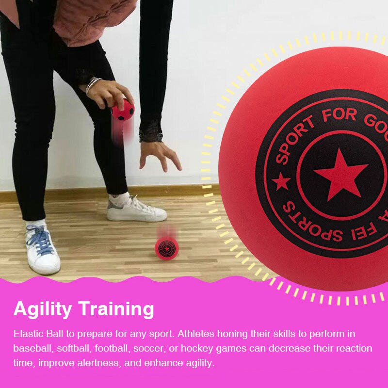 Mini Basketball Ball 6cm Rubber Bounce Ball Small Size Soccer Collection Decor Ball for Agility Training Fitness Muscle Release