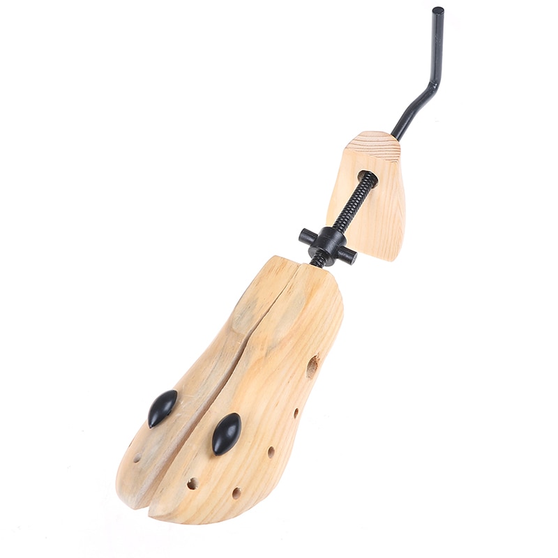 1 stuk 2-- weg verstelbare maat sm unisex dames heren houten schoenspanner schoen expander