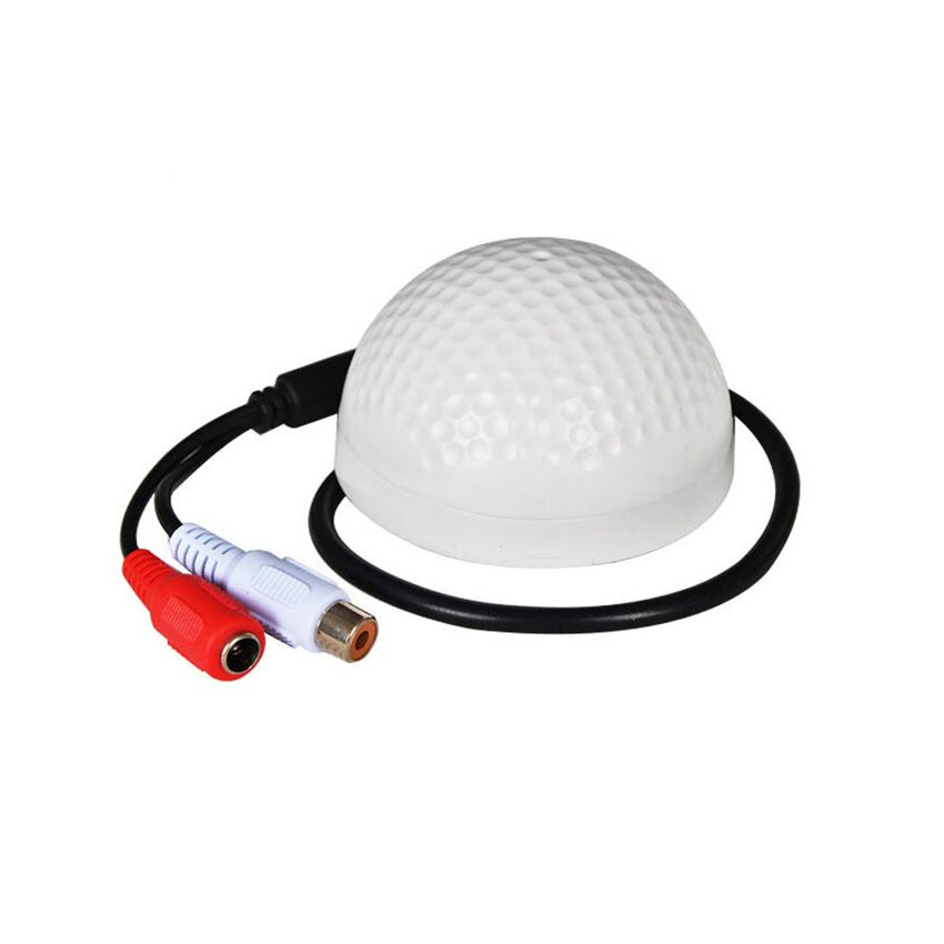 CCTV Microphone Surveillance Microphone Audio Pickup Microphone High Fidelity Security Monitoring Device High Sensitivity