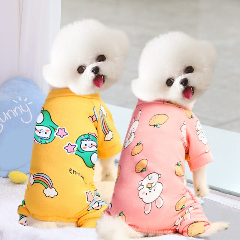Honden En Katten Vier-Legged Kleding Pyjama Warme Kleding Airconditioning Kleding Huisdier Kleding Benodigdheden Teddyberen Trucs