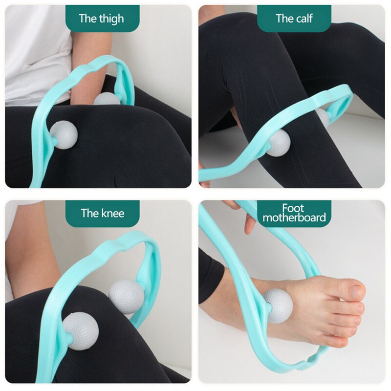 Neck Massage Tool Pressure Point Therapy Pressure Relieve Hand Roller Massage Neck Shoulder Dual Trigger Point Self Massager