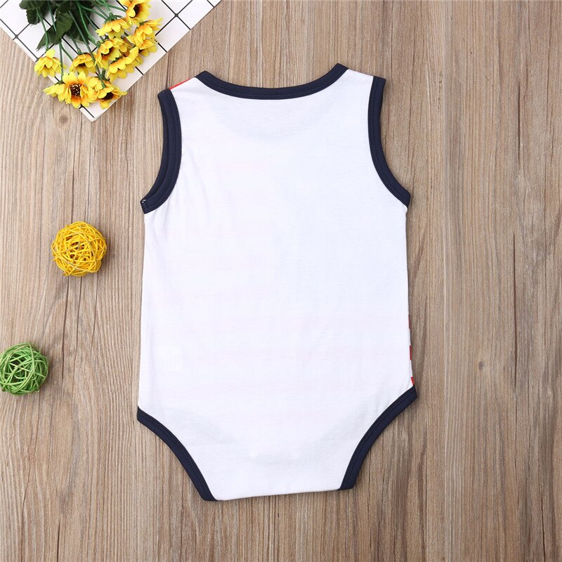 Vêtements pour bébés garçons et filles | Col rond, combinaison en coton à rayures, sans manches, jolie combinaison pour enfants