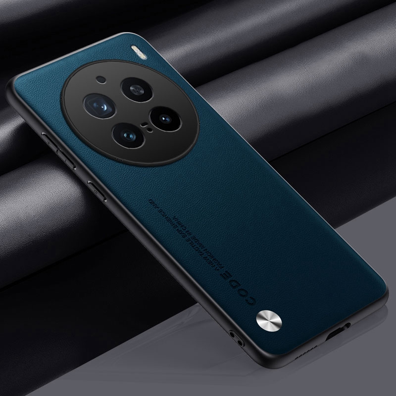 Luxe PU Leather Case Voor Vivo X200 Pro Achterkant Matte Siliconen Schokbestendig Volledige Bescherming Telefoon Case Voor Vivo X200Pro 5G: Oranje