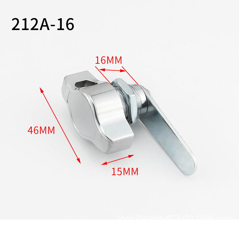 Eisen Akten schrank Möbel Büro Vorhänge schloss Schlafsaal Schrank tür Vorhänge schloss persönlich Schließfach mechanische Tür sperren16MM-30MM: Gelb