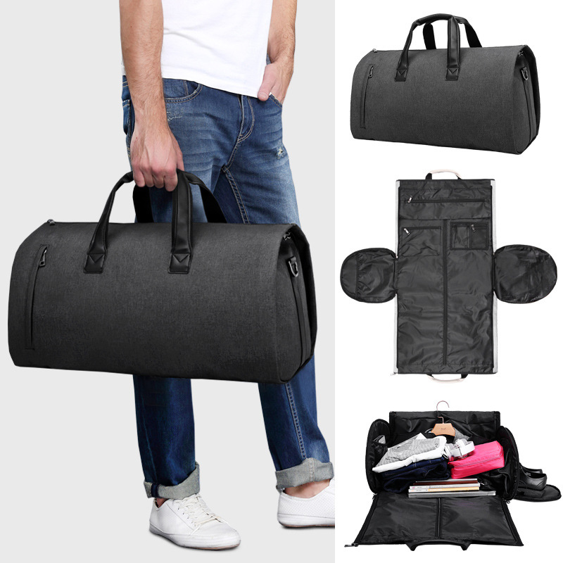 Converteerbare kledingzakken voor op reis Plunjezak met grote capaciteit en schoenenzakje Weekend Zakenreisbagage Handbagage XM130