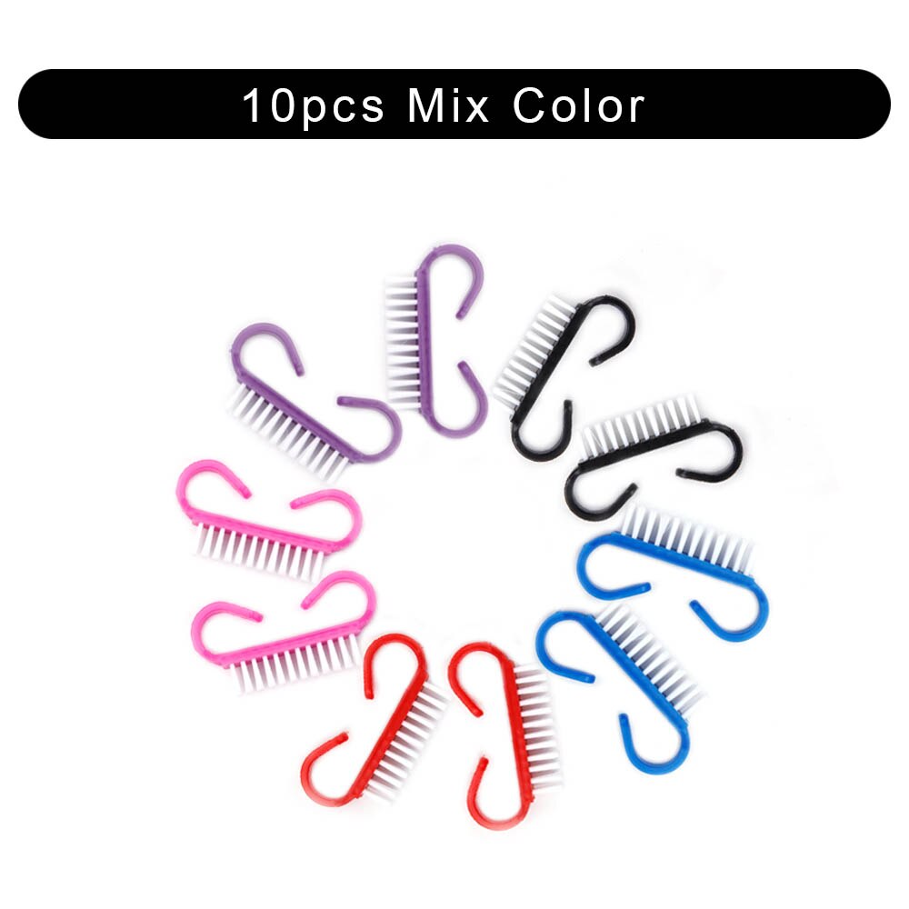 Elektrische Nail Boor Machine Draagbare Nagel Boren Manicure Pedicure Apparatuur Nail Borstel Stof Borstel Polijsten Gereedschap: 10pcs mix