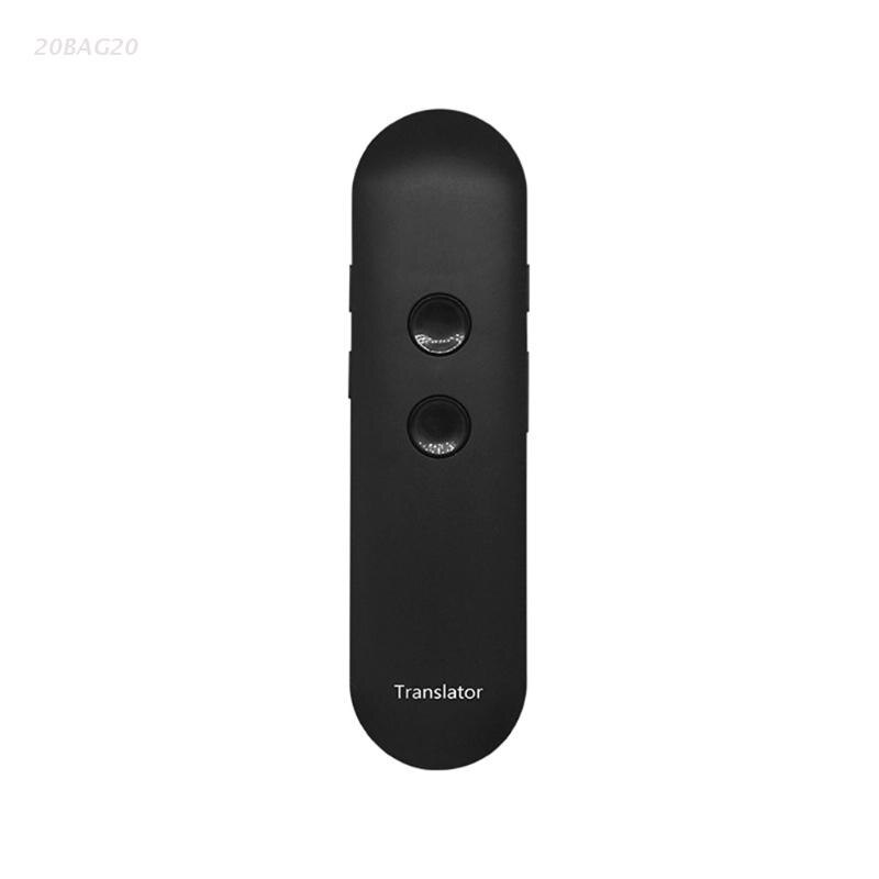Language Translator Device Classic Language Translator Device in Real Time Voice 42 Languages Smart Translations: Black
