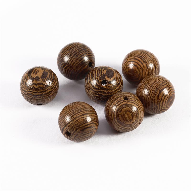 Natural Brown Wooden Beads Round Stripes Loose Spacer Wood Beads Abacus Beads For Diy Jewelry Makings Necklace Bracelets